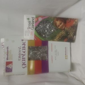 Vintage Christmas Tinsel Garland